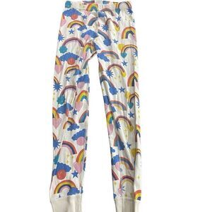 Hanna Andersson size 8 sleep pants rainbows